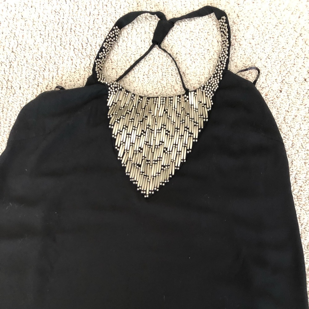 XOXO Womens Embellished Top